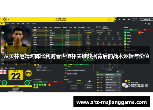 从贝林厄姆对阵比利时看世俱杯关键数据背后的战术逻辑与价值 从贝林厄姆对阵比利时看世俱杯关键数据背后的战术逻辑与价值